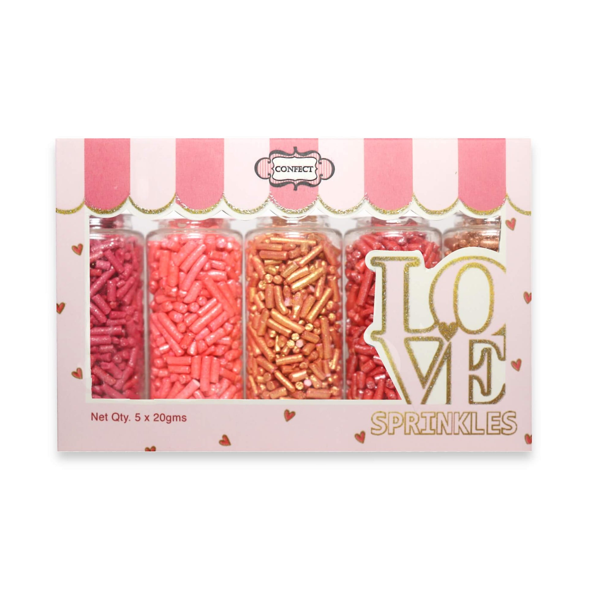Confect Vermicelli Sprinkles Multipack 10  Grab2Buy Confect Grab2Buy