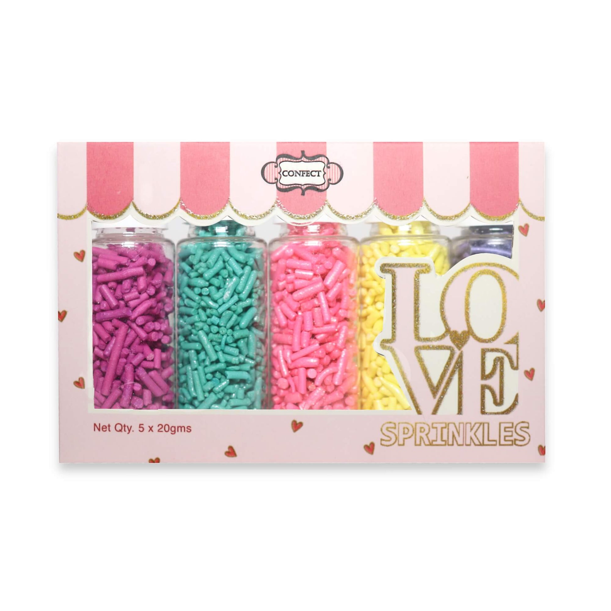 Confect Vermicelli Sprinkles Multipack 1  Grab2Buy Confect Grab2Buy