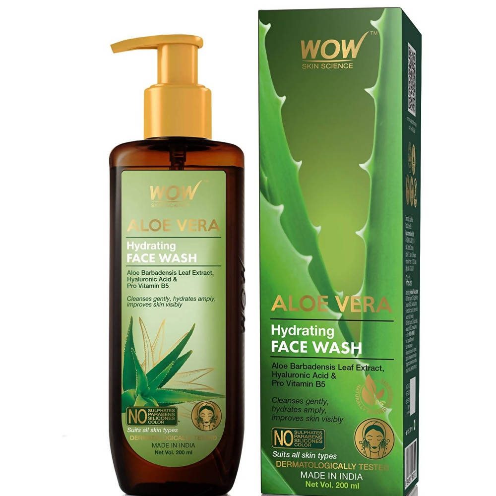 Wow Skin Science Aloe Vera Hydrating Face Wash  Grab2Buy Wow Skin Science Grab2Buy
