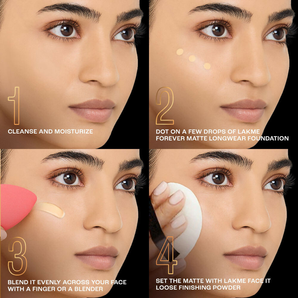 Lakme Forever Matte Longwear Foundation - Cool Ivory