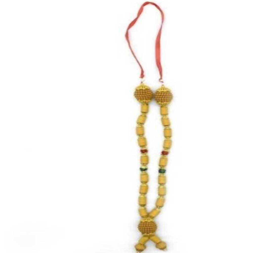 Puja N Pujari Multi Color Pearls Garland For God Idols 