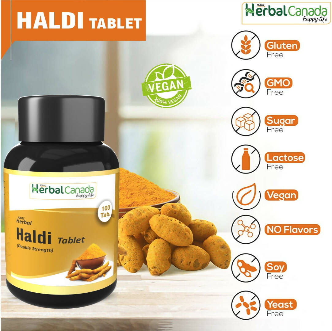 Herbal Canada Haldi Tablets 