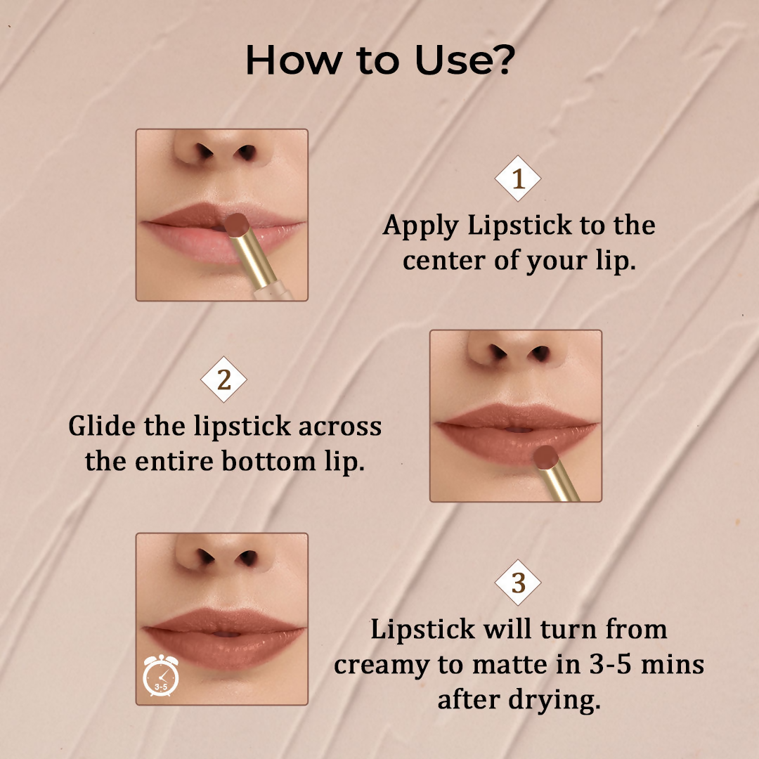 The Natural Wash Silky Matte Fusion Longstay Bullet Lipstick - Venus Violet  Grab2Buy The Natural Wash Grab2Buy