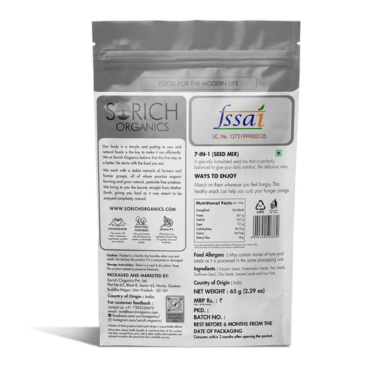 Sorich Organics 7 in one seeds mix - Grab2buy