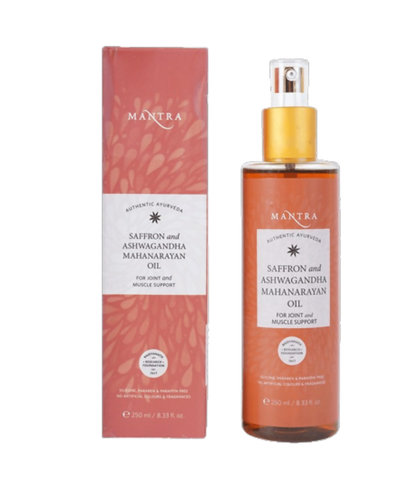Mantra Herbal Saffron & Ashwagandha Mahanarayan Oil 