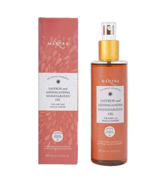 Mantra Herbal Saffron & Ashwagandha Mahanarayan Oil 