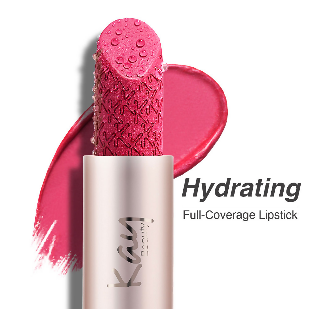 Kay Beauty Hydra Crème Hydrating Full Coverage Lipstick with Hyaluronic Acid Tomboy 