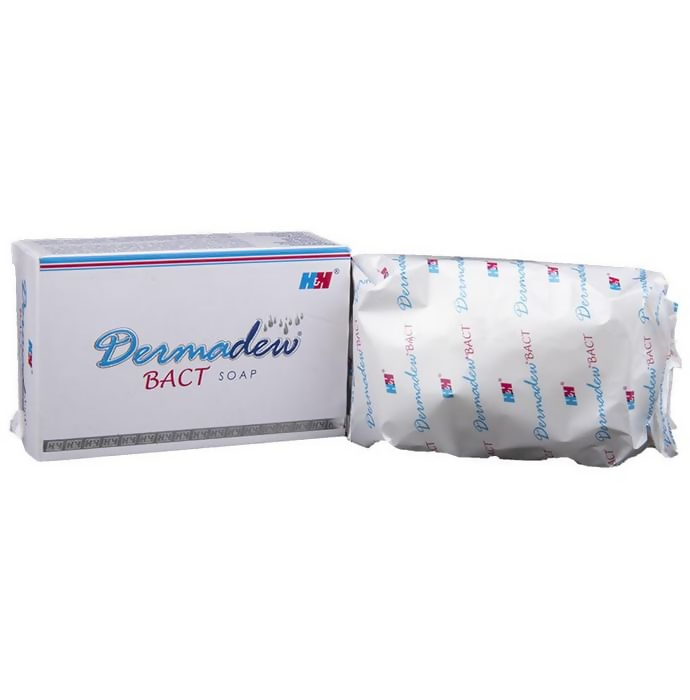 Dermadew Bact Soap for Gentle Skin Cleansing, Protection & Hydration 