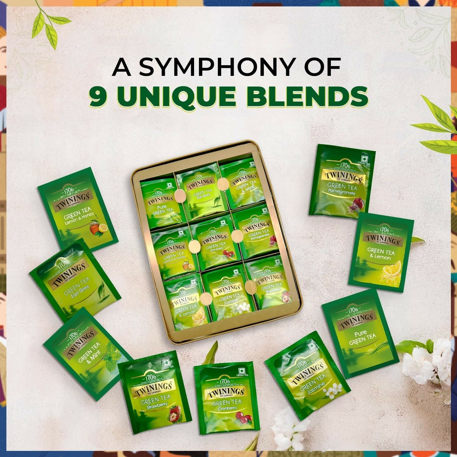 Twinings The Feel Good Collection Assortment Tea Gift Set 