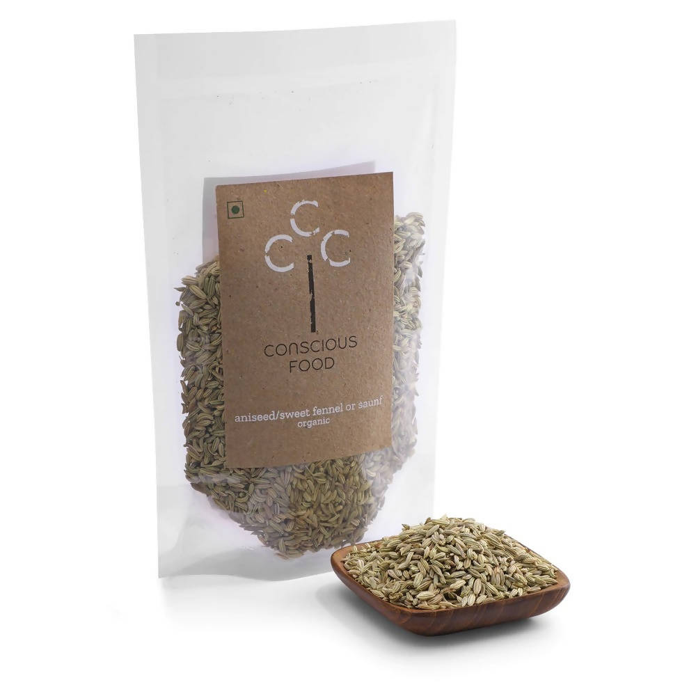 Conscious Food Organic Aniseed (Saunf) 