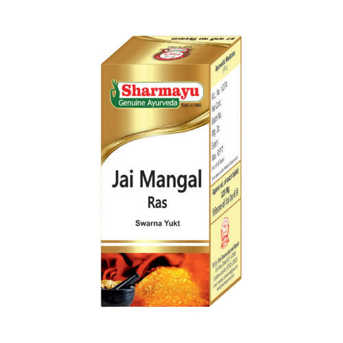 Sharmayu Ayurveda Jai Mangal Ras (Swarna Yukt) Tablets 