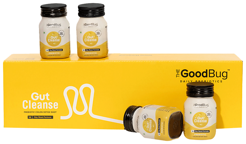 The Good Bug Gut Cleanse - 14 Prebiotic Colon Detox Shots (70ml Each) 