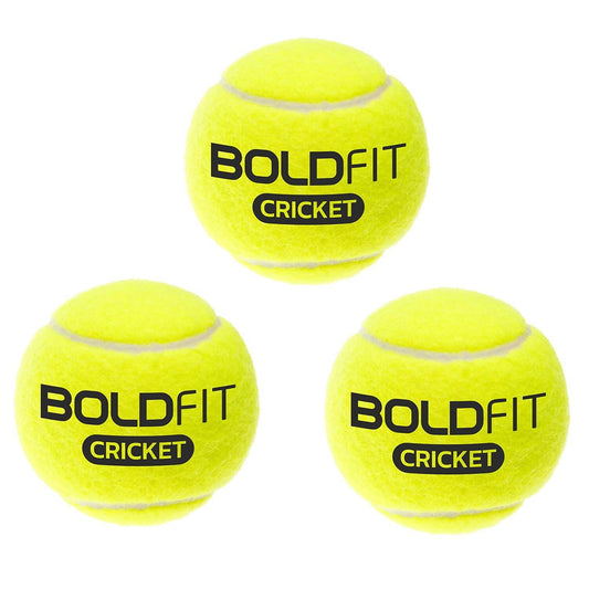 Boldfit Cricket Tennis Ball (Pack of 3) - Grab2buy