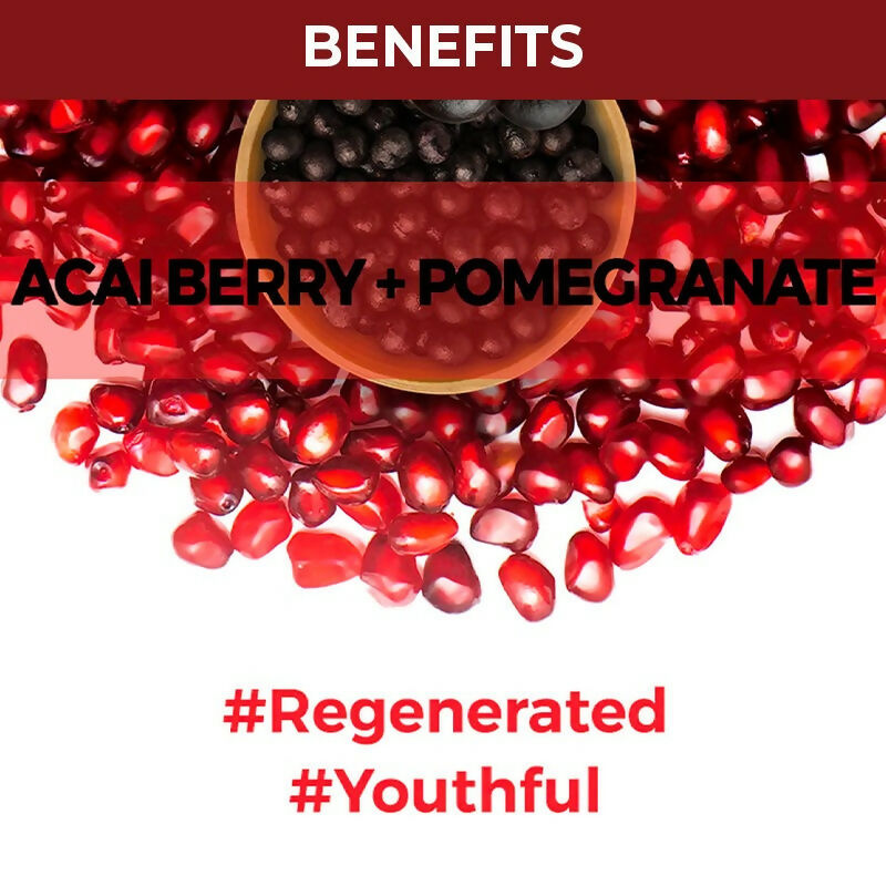 Nykaa Skin Secrets Exotic Indulgence Acai Berry + Pomegranate Sheet Mask For Youthful Skin 