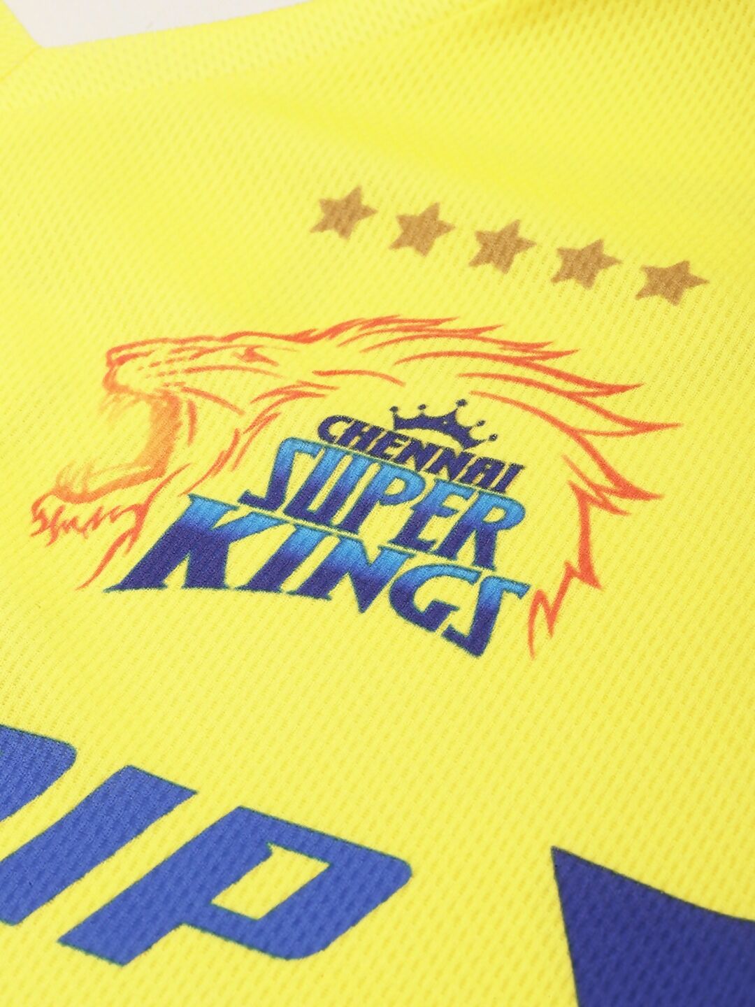 playR Men Sports Printed Polo Collar Dri-FIT CSK Fan 7 Dhoni T-shirt IPL, T20 