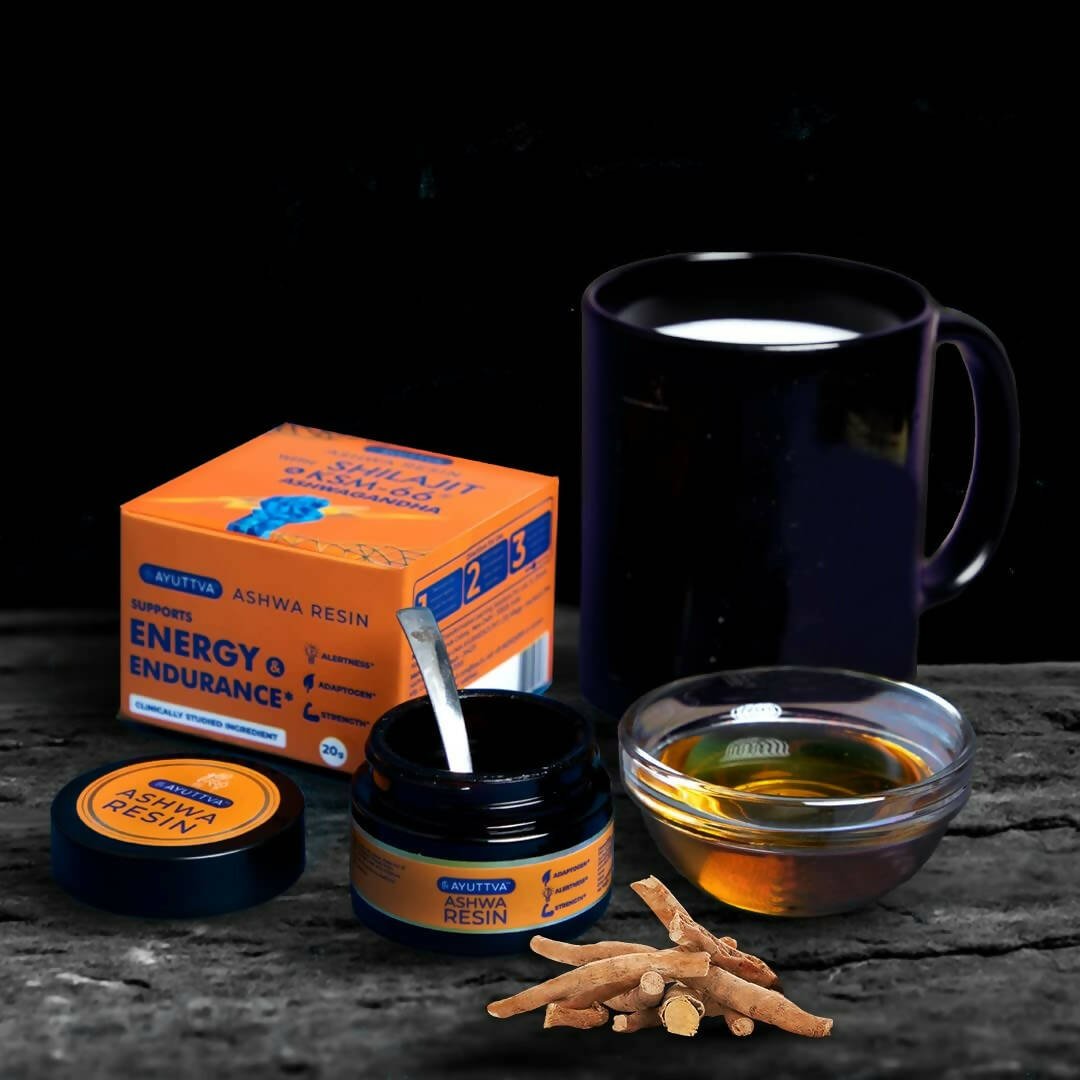 Ayuttva Ashwa Resin With Sj & KSM-66 Ashwagandha 