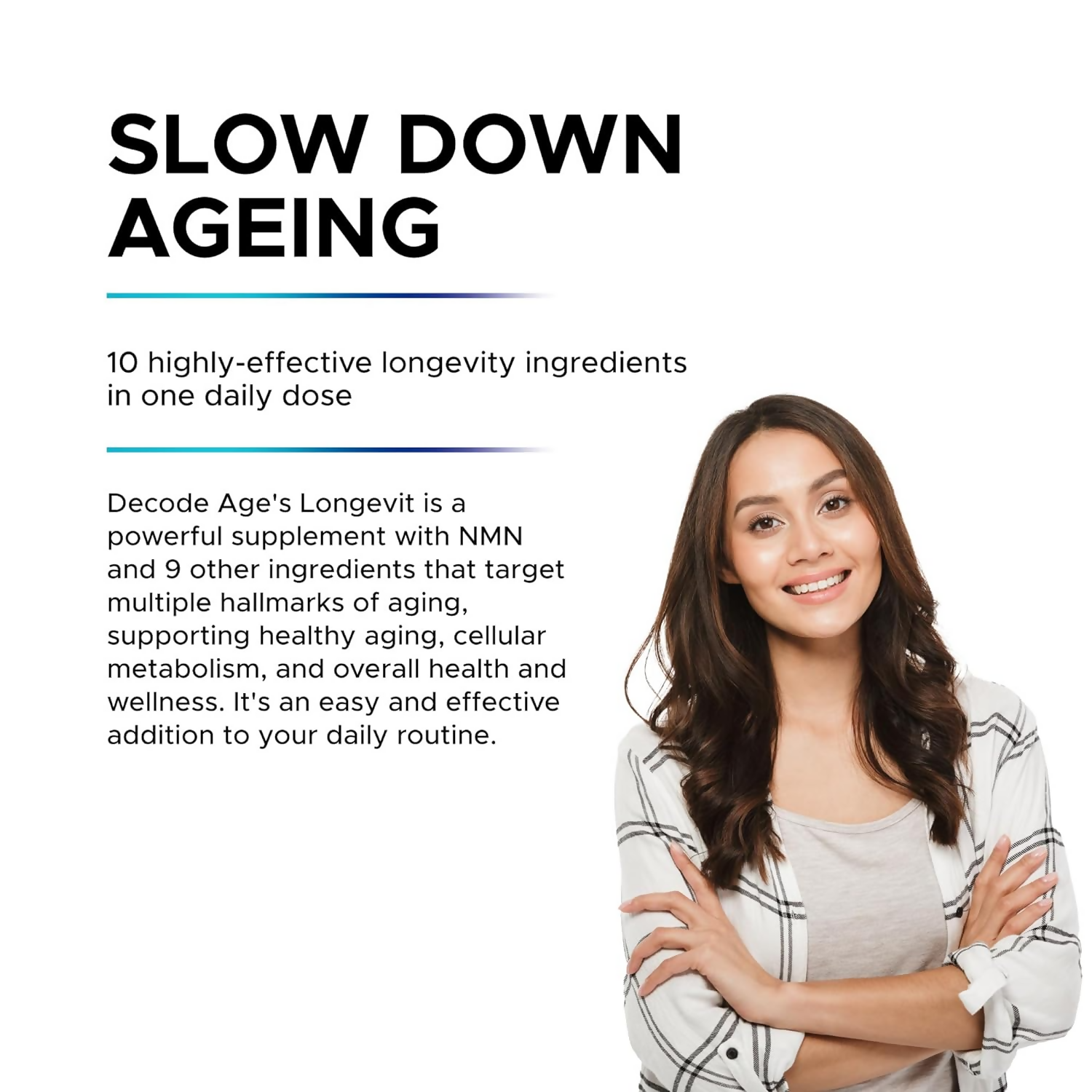 Decode Age LongeVit Supplement | Graceful Ageing Tablets 