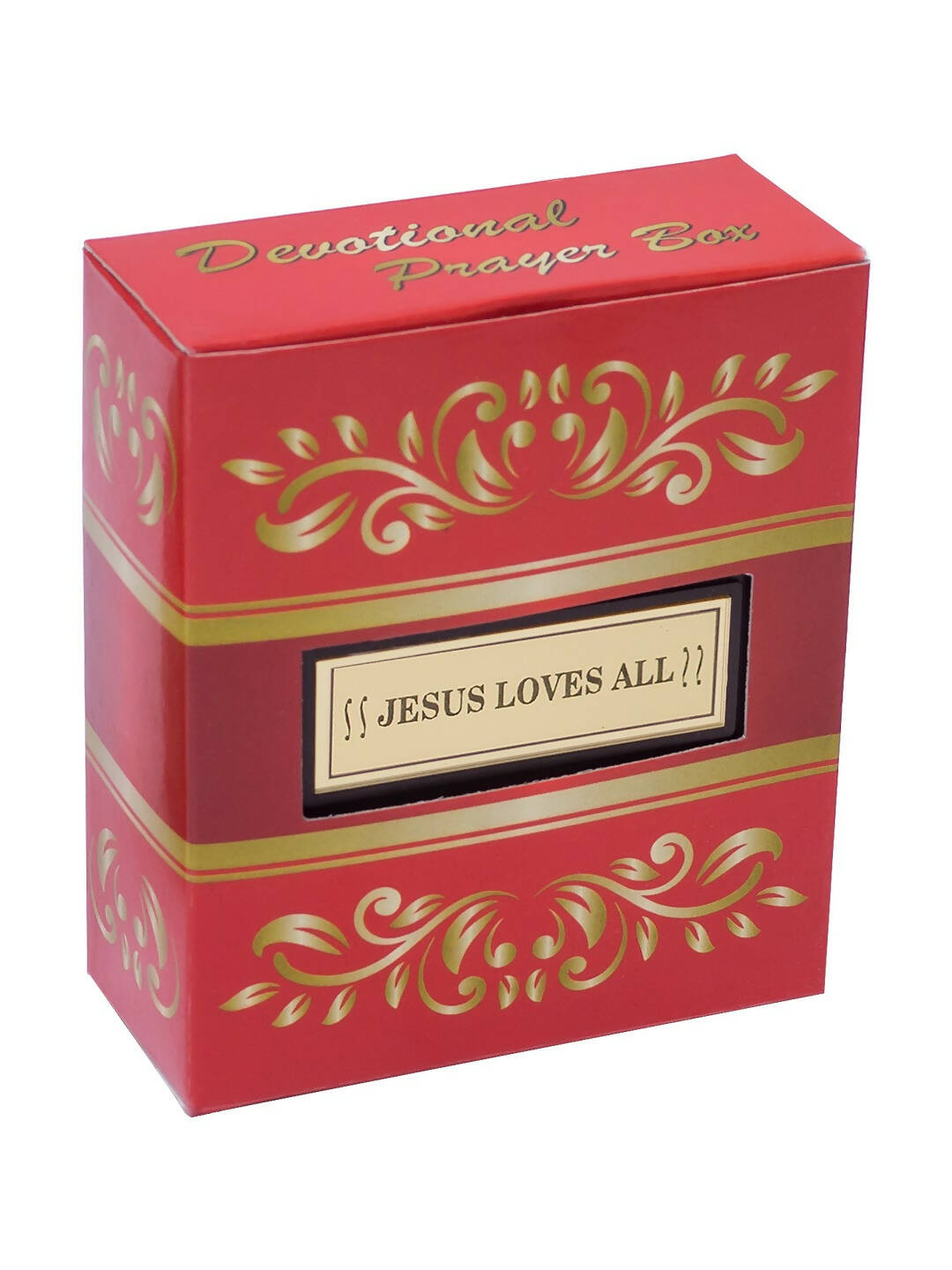 Golden Peacock Brown & Red 24 Ct Gold Foil Lord Jesus Christ 