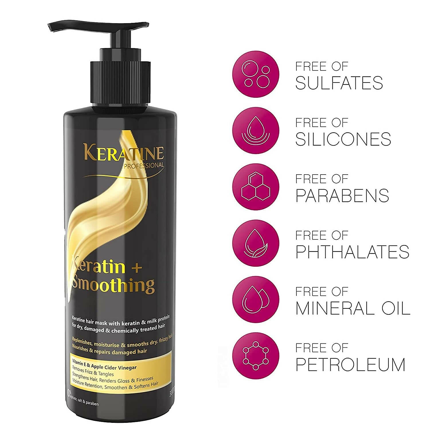 Keratine Professional Keratin + Smoothing Shampoo 