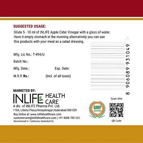 Inlife Apple Cider Vinegar 
