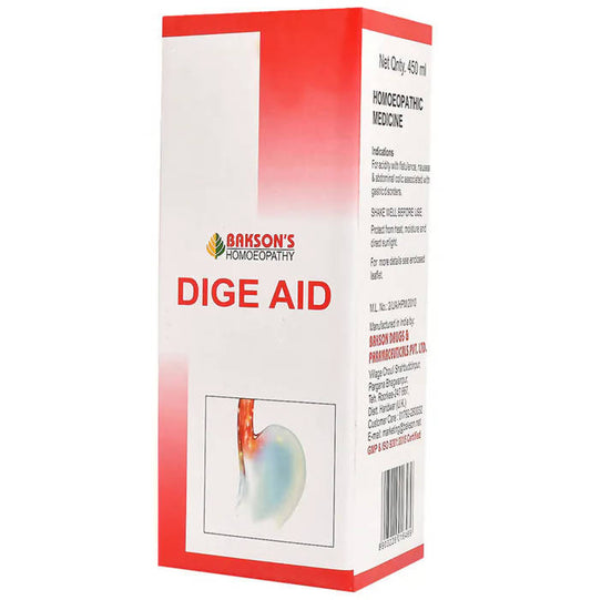 Bakson's Homeopathy Dige Aid Syrup 