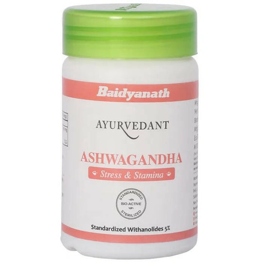 Baidyanath Jhansi Ayuvedant Ashwagandha Tablets - Grab2buy