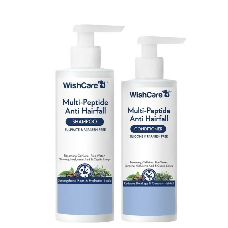 Wishcare Multi Peptide Anti Hairfall Shampoo + Conditioner Combo  Grab2Buy Wishcare Grab2Buy