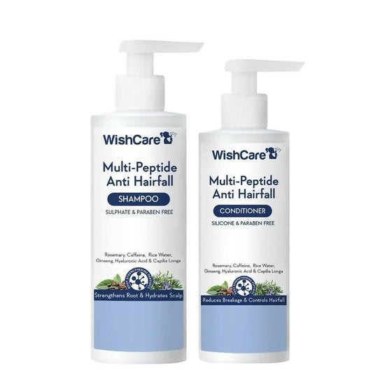 Wishcare Multi Peptide Anti Hairfall Shampoo + Conditioner Combo  Grab2Buy Wishcare Grab2Buy