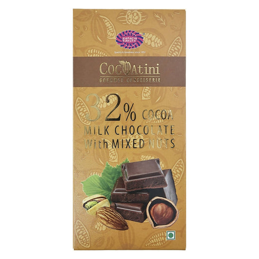 Cocoatini 32% Cocoa Milk Chocolate With Mixed Nuts - Grab2buy