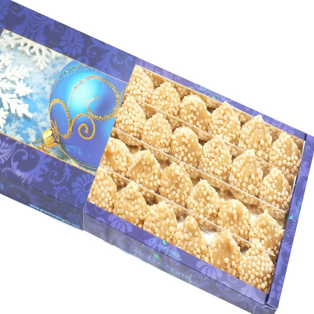 Ghasitaram Rice Crispies Kaju Modaks 
