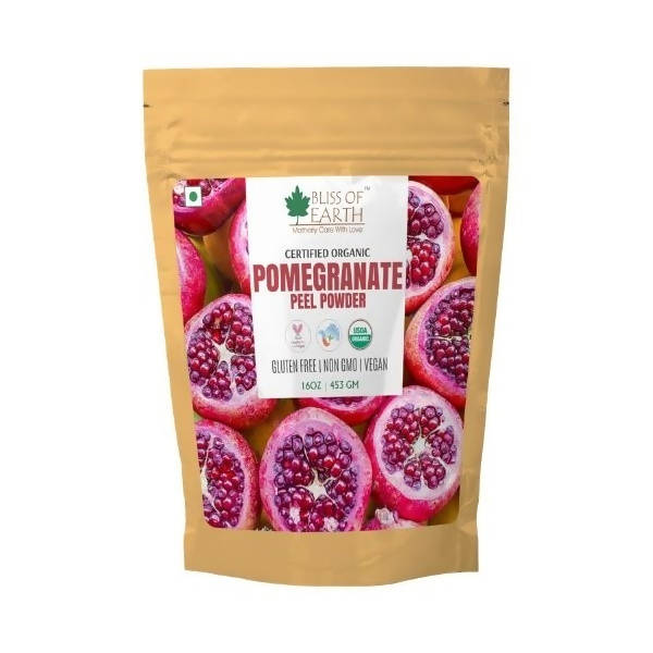 Bliss of Earth Certified Organic Pomegranate Peel Powder  Grab2Buy Bliss of Earth Grab2Buy