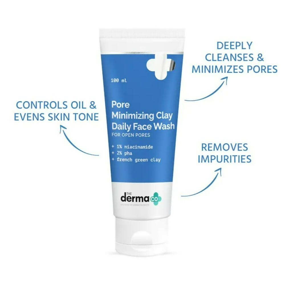 The Derma Co Pore Minimizing Clay Daily Face Wash  Grab2Buy The Derma Co Grab2Buy