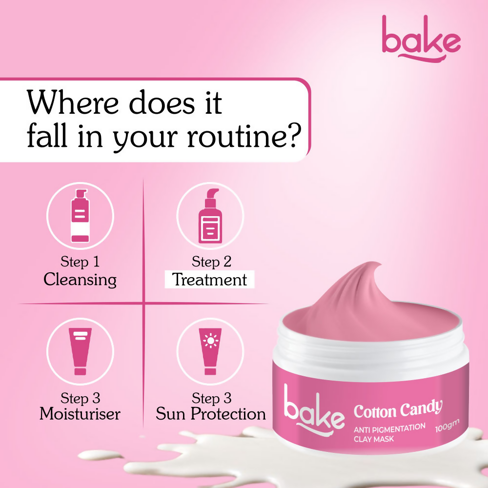 Bake Cotton Candy Anti Pigmentation Clay Mask With Alpha Arbutin  Grab2Buy Bake Grab2Buy