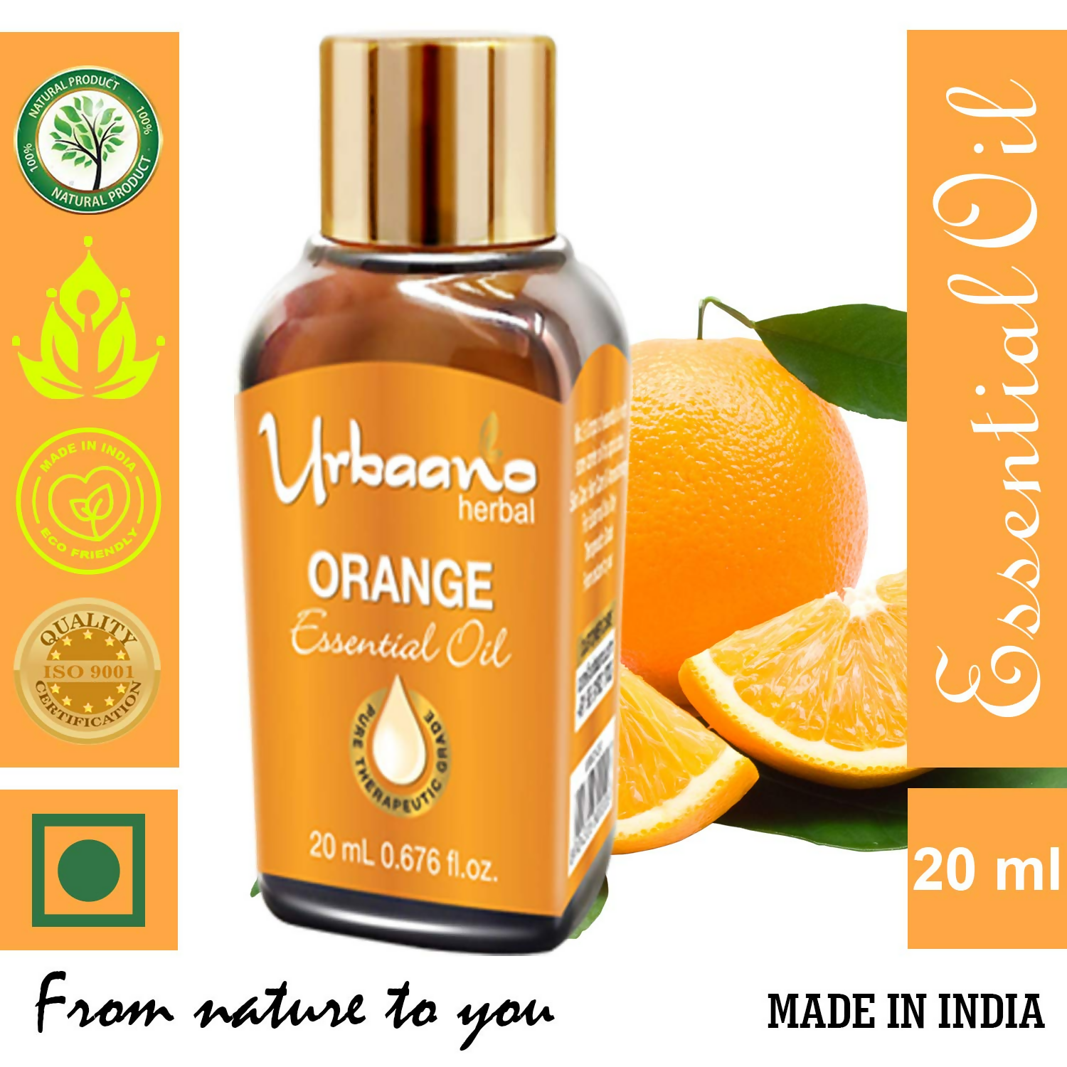 Urbaano Herbal Orange Essential Oil 