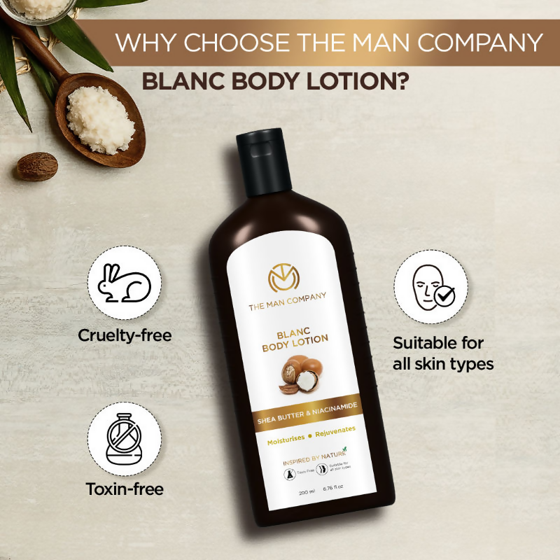The Man Company Blanc Body Lotion For Men  Grab2Buy The Man Company Grab2Buy