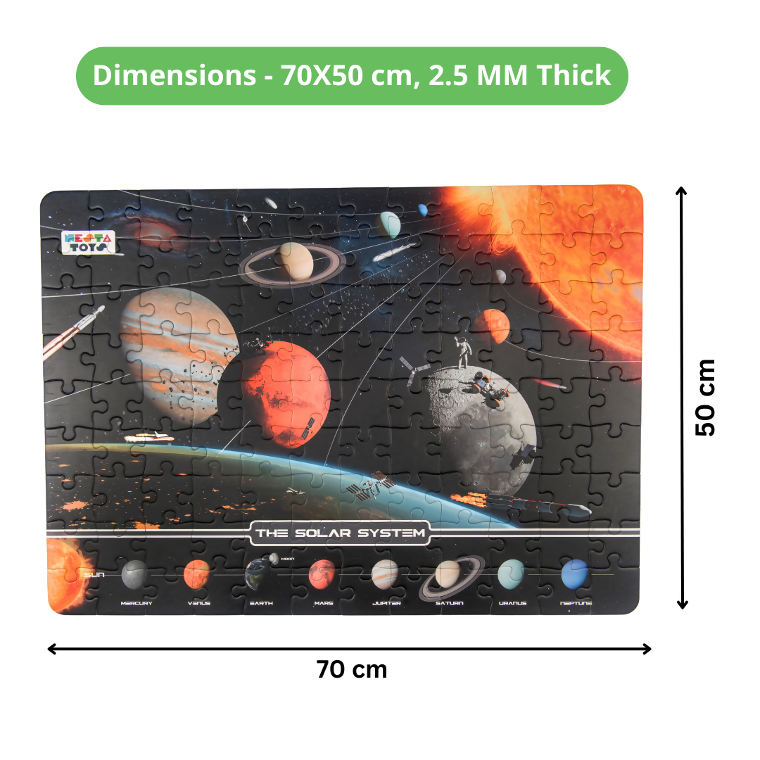 Nesta Toys Solar System Floor Puzzle , Space Jigsaw Puzzle for Kids, Educational Toys (6+ Years)