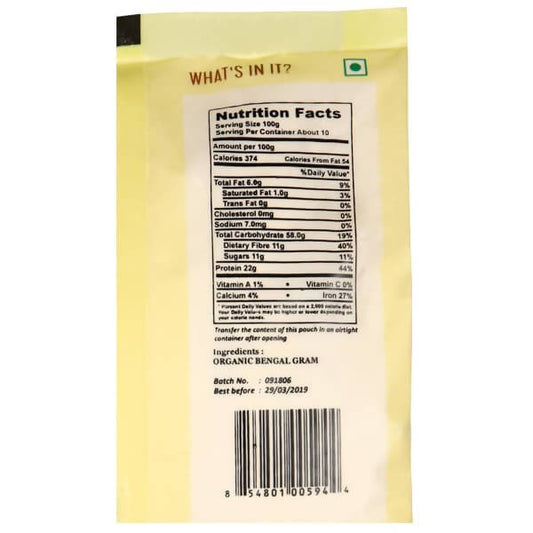 Organic Shastra Bengal Gram Flour (Besan) - Grab2buy