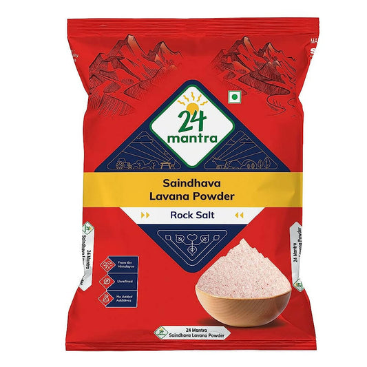 24 Mantra Organic Himalayan Rock Salt Powder 