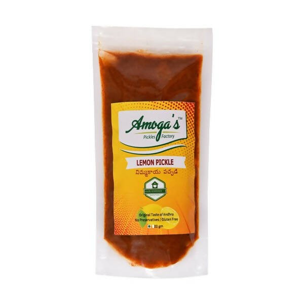 Amoga's Pickles Factory Andhra Style Lemon Pickle - Grab2buy