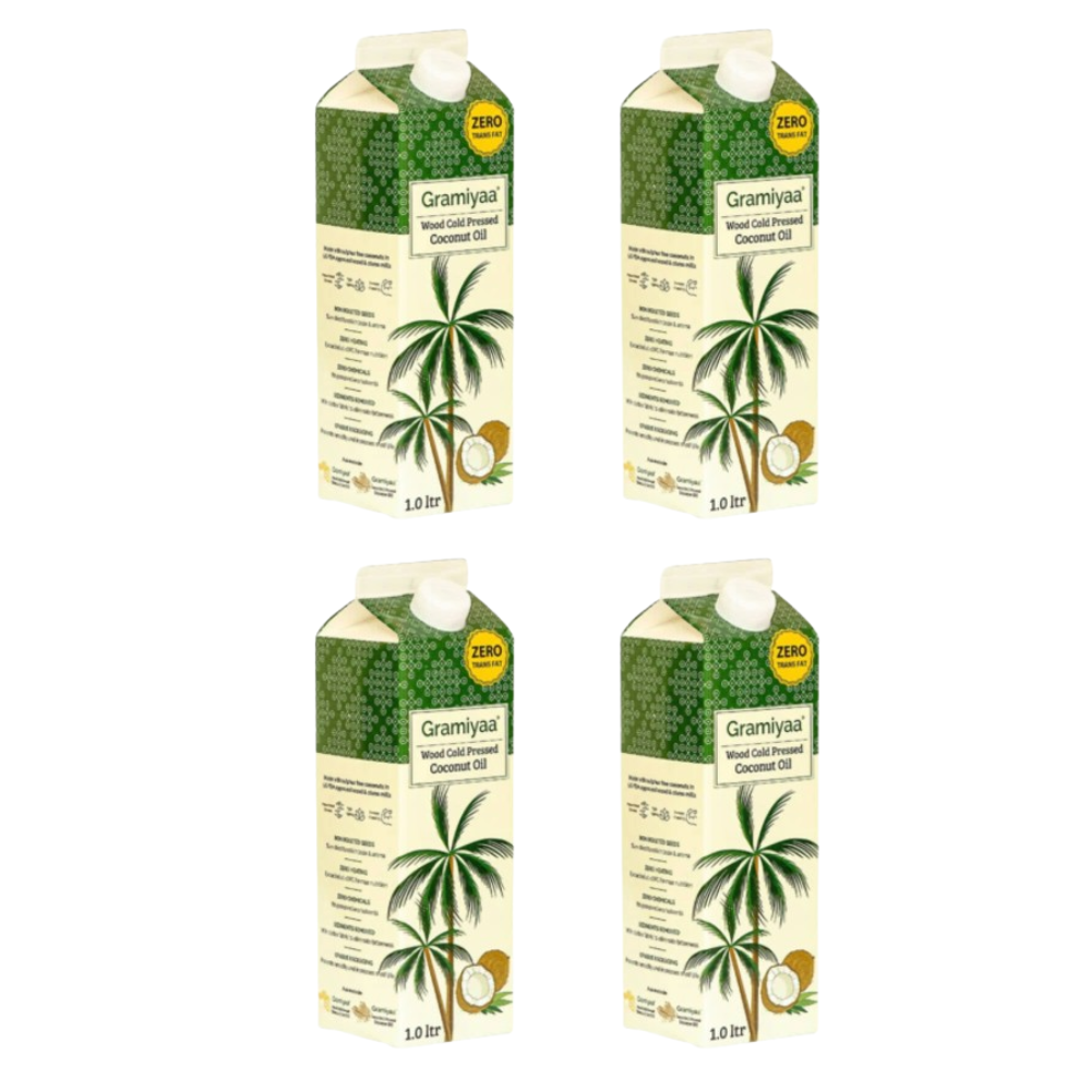 Gramiyaa Wood Cold Pressed Coconut Oil 