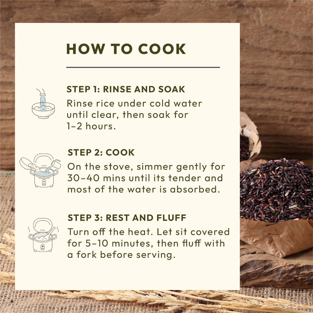 Wellwith Chak-Hao Black Rice  Grab2Buy Wellwith Grab2Buy