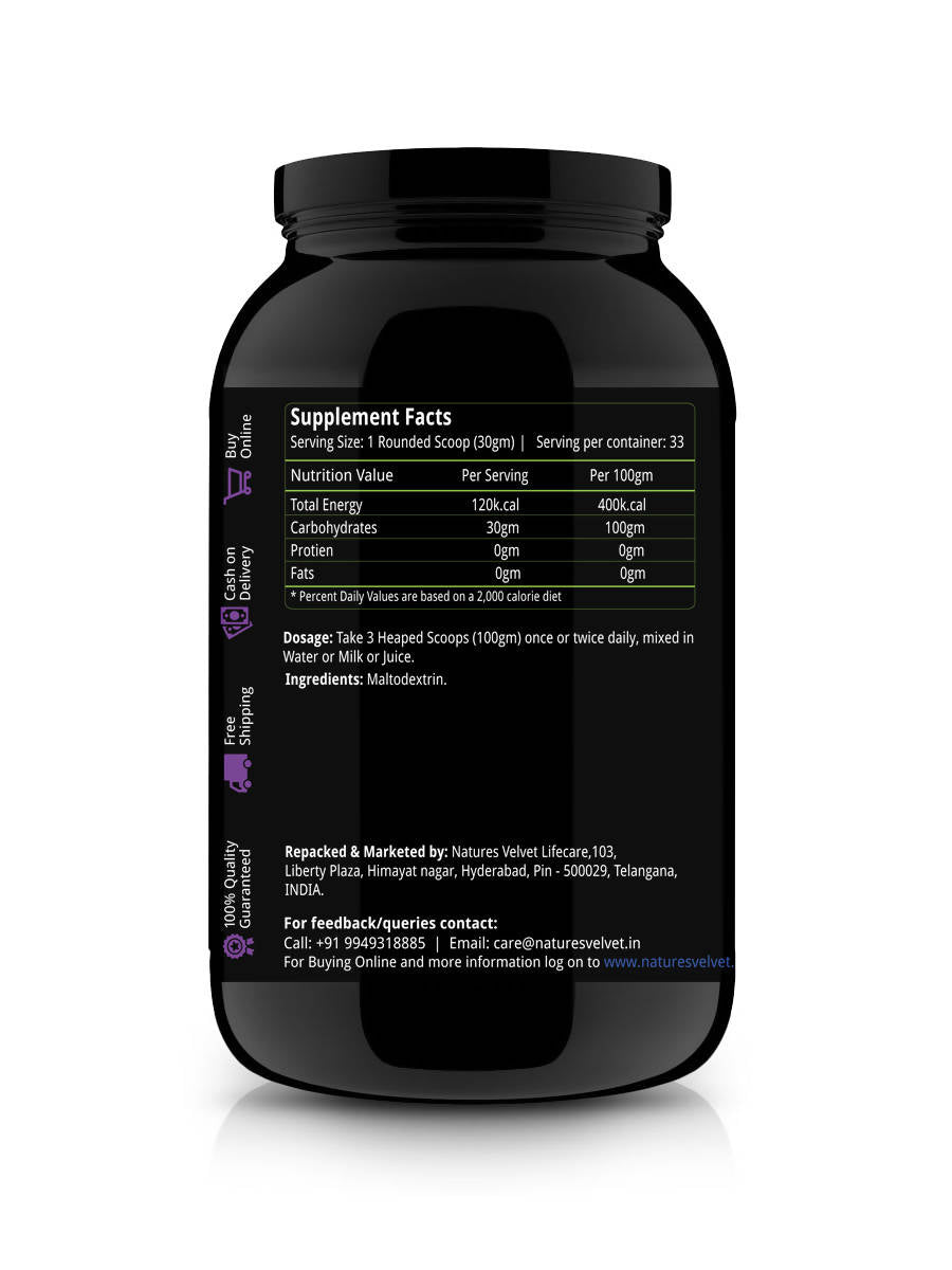 Nature's Velvet 100% Carbs Powder 