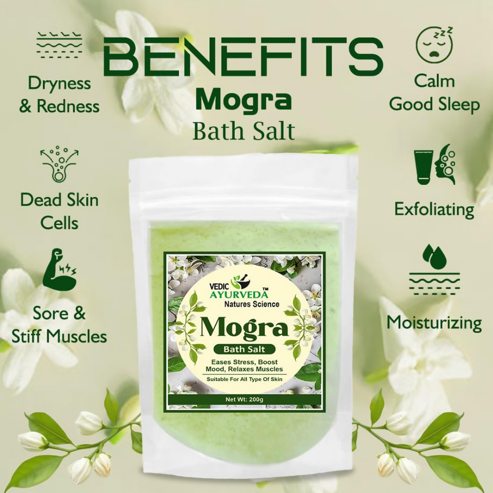 VedicAyurveda Mogra Bath Salt  Grab2Buy VedicAyurveda Grab2Buy