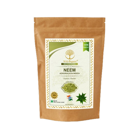 Wild Organic Neem Leaf Powder For Face And Hair Pack 