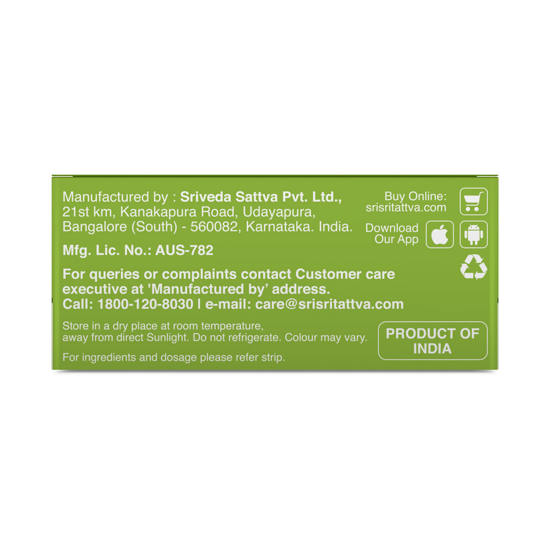 Sri Sri Tattva IBStall-Bowel Care Tablets 