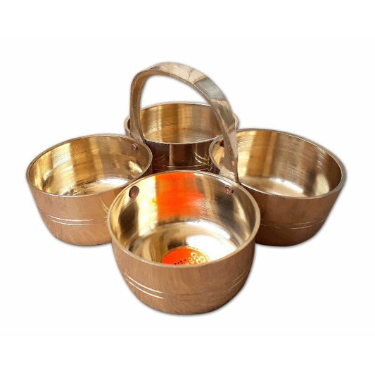 Haldi / Turmeric / Sandal Bowls Set of Four - Grab2buy