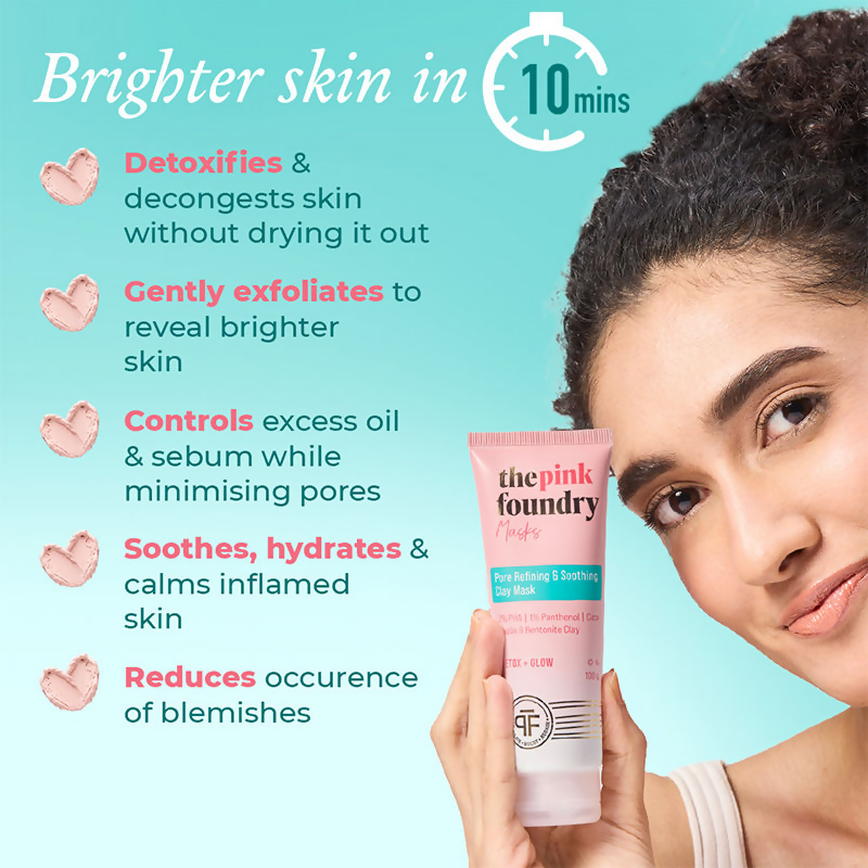 The Pink Foundry Pore Refining & Soothing Clay Mask  Grab2Buy The Pink Foundry Grab2Buy