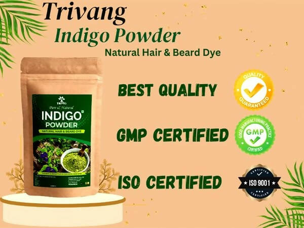 Trivang Pure & Natural Indigo Powder  Grab2Buy Trivang Grab2Buy