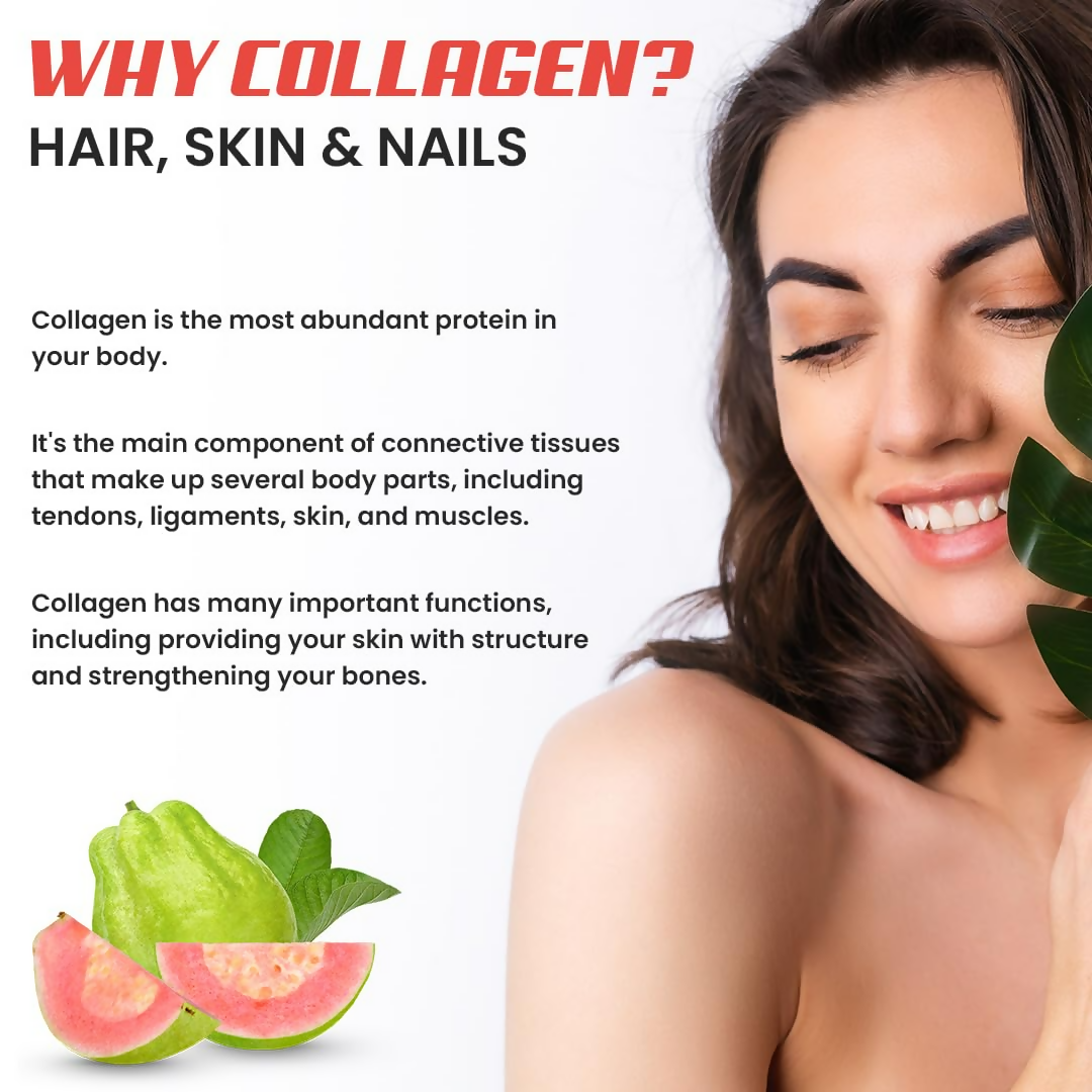 Naturyz Marine Collagen Skin X5 Power For Women & Men (Lemon Flavour) 