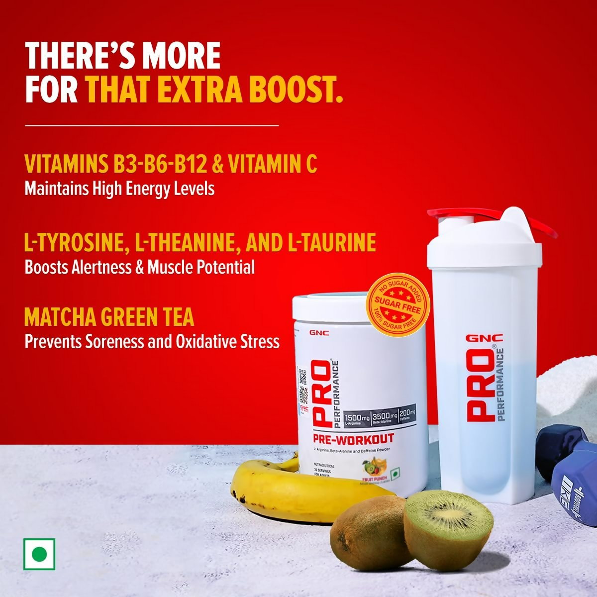 GNC Pro Performance Pre-Workout Fruit Punch 